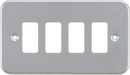 Knightsbridge MLA GDFP004M Metalclad 4G grid faceplate