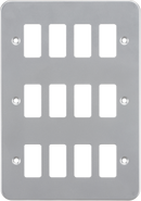 Knightsbridge MLA GDFP0012M Metalclad 12G grid faceplate