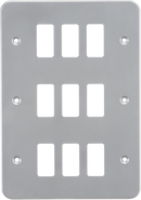 Knightsbridge MLA GDFP009M Metalclad 9G grid faceplate