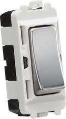 Knightsbridge MLA GDM001PC 20AX 2 way SP grid module - polished chrome