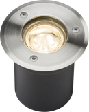 Knightsbridge MLA LEDGL3W 230V IP65 3W LED Stainless Steel Recessed Ground Light 3000K