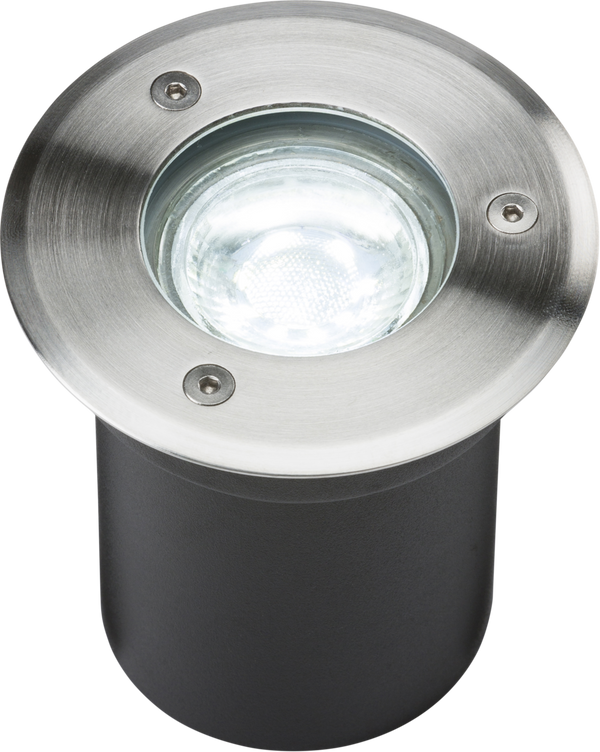 Knightsbridge MLA LEDGL3D 230V IP65 3W LED Stainless Steel Recessed Ground Light - 6000K