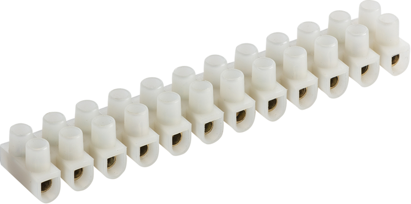 Knightsbridge MLA SC15PA 15A 12-Way Terminal Block (PA66) - Natural Colour