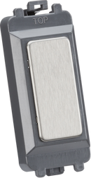 Knightsbridge MLA GDM013BC Blank grid module - brushed chrome