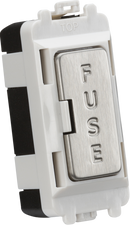 Knightsbridge MLA GDM011BC 13A fused module - brushed chrome