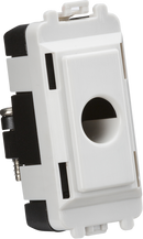 Knightsbridge MLA GDM012U Flex outlet module (up to 10mm) - white