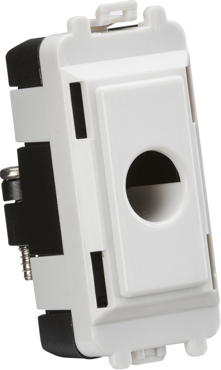 Knightsbridge MLA GDM012U Flex outlet module (up to 10mm) - white