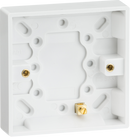 Knightsbridge MLA SN1300 Single 16mm Pattress Box with Earth Terminal