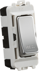 Knightsbridge MLA GDM006PC 20AX 2 way retractive SP module (marked PRESS) - polished chrome