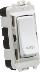 Knightsbridge MLA GDM006MW 20AX 2 way retractive SP module (marked PRESS) - matt white