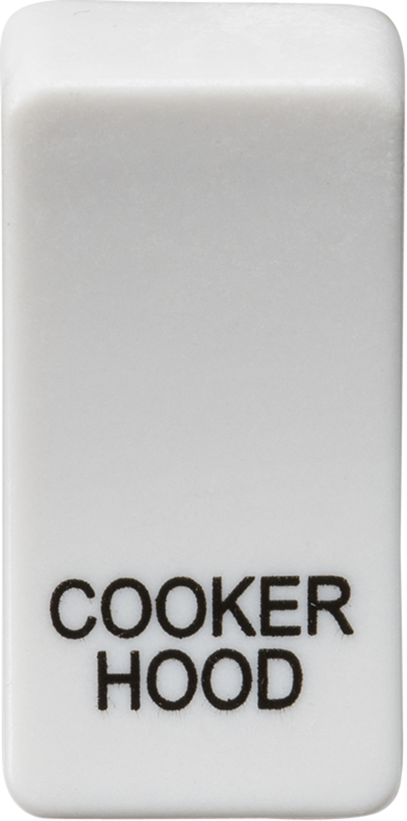 Knightsbridge MLA GDCOOKU Switch cover "marked COOKER HOOD" - white