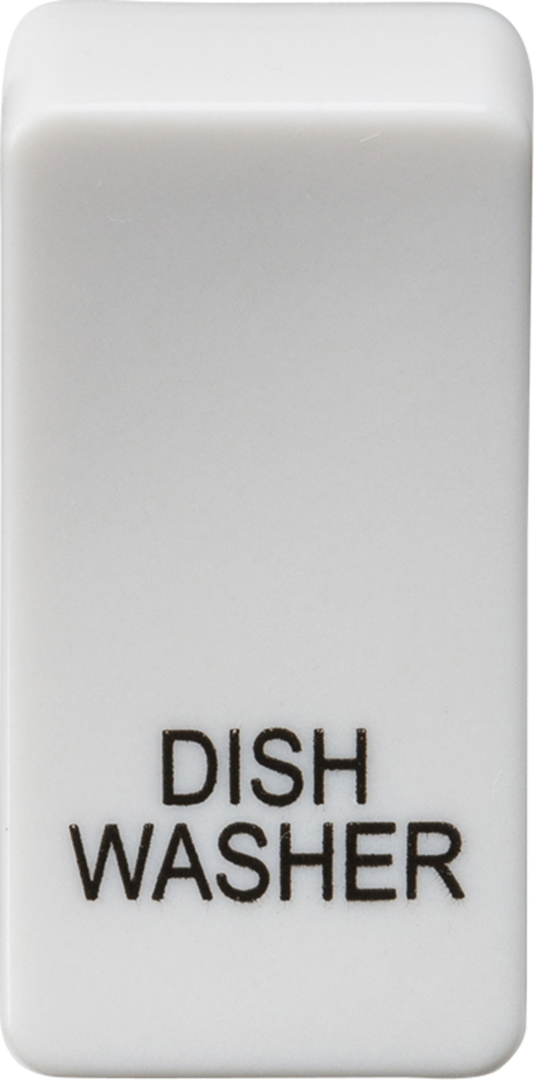 Knightsbridge MLA GDDISHU Switch cover "marked DISHWASHER" - white