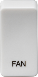 Knightsbridge MLA GDFANU Switch cover "marked FAN" - white