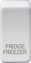 Knightsbridge MLA GDFRIDMW Switch cover "marked FRIDGE/FREEZER" - matt white