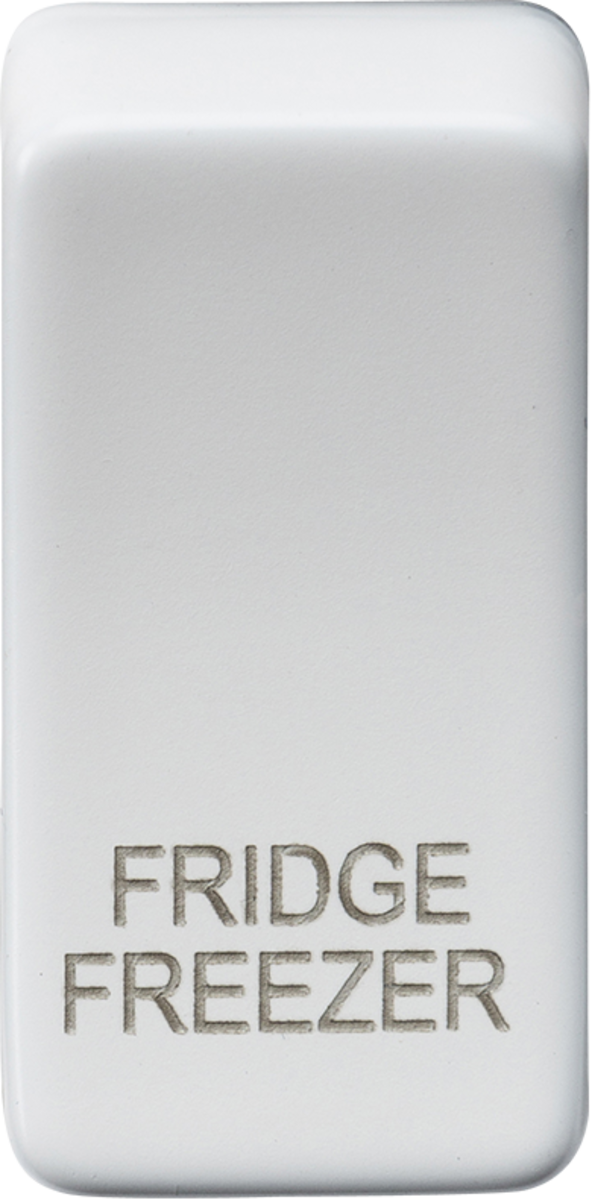 Knightsbridge MLA GDFRIDMW Switch cover "marked FRIDGE/FREEZER" - matt white