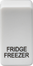 Knightsbridge MLA GDFRIDU Switch cover "marked FRIDGE/FREEZER" - white