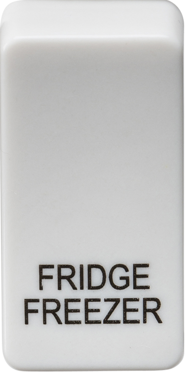 Knightsbridge MLA GDFRIDU Switch cover "marked FRIDGE/FREEZER" - white