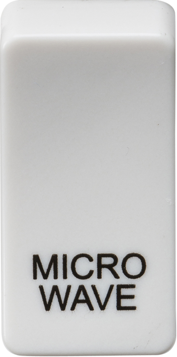 Knightsbridge MLA GDMICROU Switch cover "marked MICROWAVE" - white