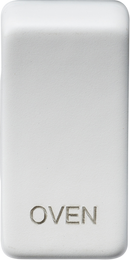 Knightsbridge MLA GDOVENMW Switch cover "marked OVEN" - matt white