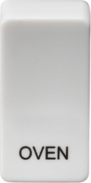 Knightsbridge MLA GDOVENU Switch cover "marked OVEN" - white