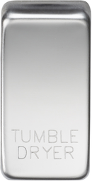 Knightsbridge MLA GDDRYPC Switch cover "marked TUMBLE DRYER" - polished chrome