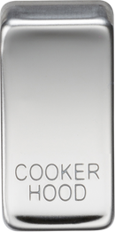 Knightsbridge MLA GDCOOKPC Switch cover "marked COOKER HOOD" - polished chrome