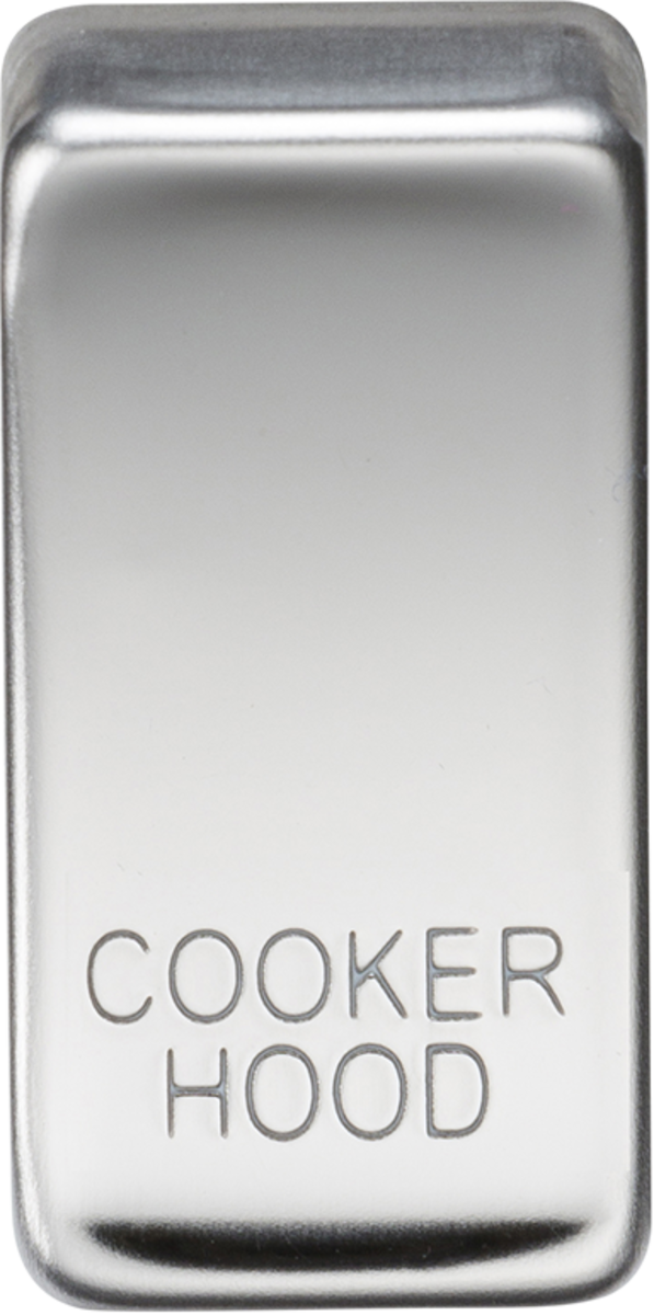 Knightsbridge MLA GDCOOKPC Switch cover "marked COOKER HOOD" - polished chrome