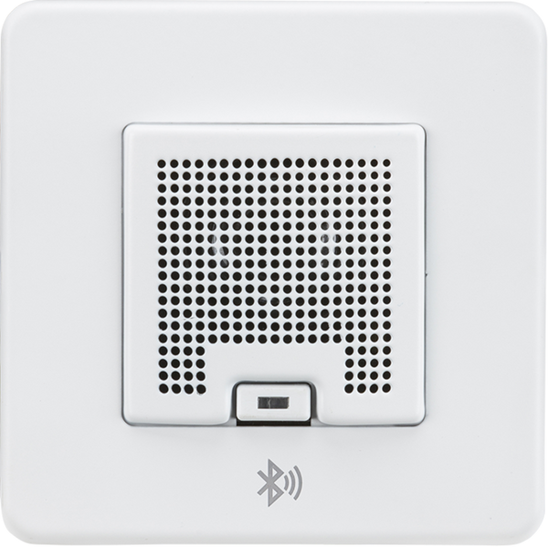 Knightsbridge MLA SFBLUEMW Screwless 3W RMS Bluetooth Speaker Outlet - Matt White