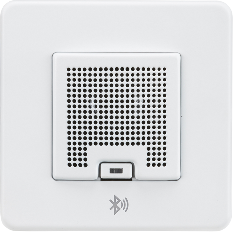 Knightsbridge MLA SFBLUEMW Screwless 3W RMS Bluetooth Speaker Outlet - Matt White