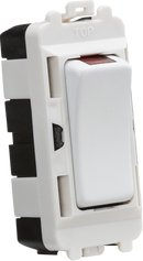 Knightsbridge MLA GDM003MW 20AX DP module with LED indicator - matt white