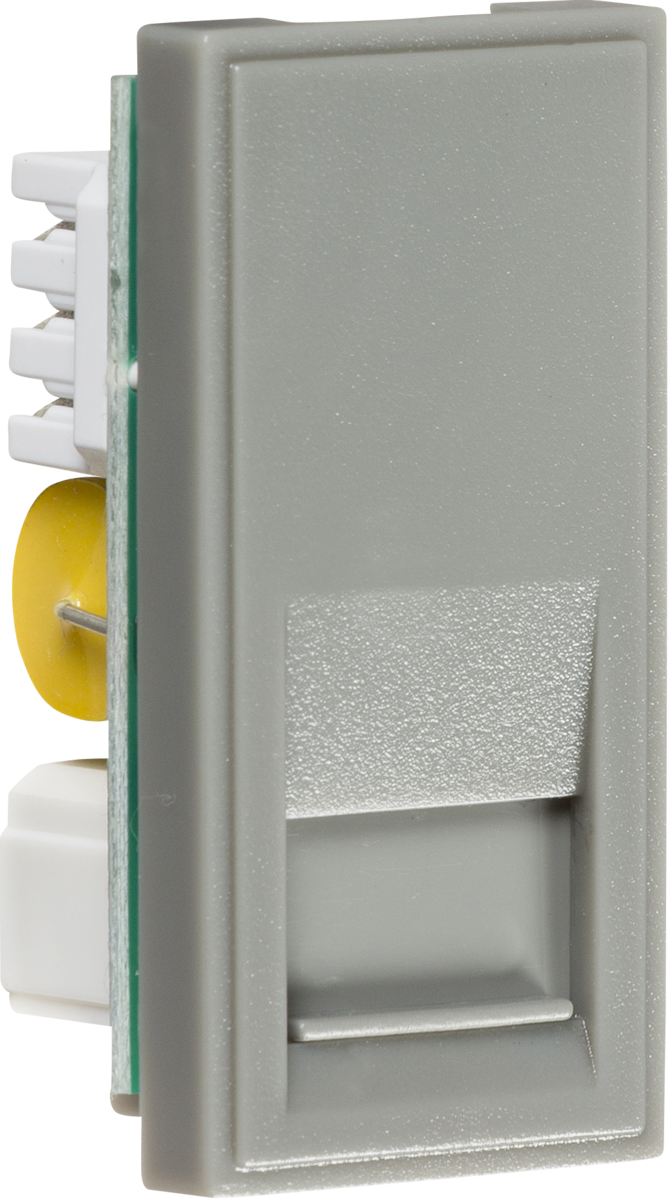 Knightsbridge MLA NETBTMGY Telephone Master Outlet Module 25 x 50mm (IDC) - Grey