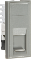 Knightsbridge MLA NETCAT5GY UTP CAT5e RJ45 Outlet Module 25 x 50mm - Grey