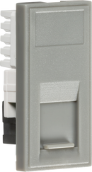 Knightsbridge MLA NETCAT6GY UTP CAT6 RJ45 Outlet Module 25 x 50mm - Grey