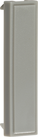 Knightsbridge MLA NETQGY PACK OF 10 - Quarter Blanking Modules (12.5 x 50mm) - Grey