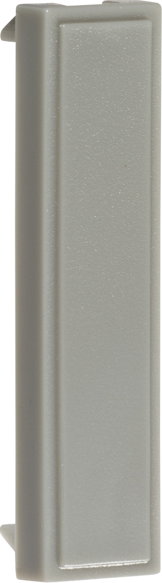 Knightsbridge MLA NETQGY PACK OF 10 - Quarter Blanking Modules (12.5 x 50mm) - Grey