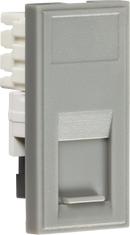 Knightsbridge MLA NETRJ11GY RJ11 Outlet Module 25 x 50mm (IDC) - Grey