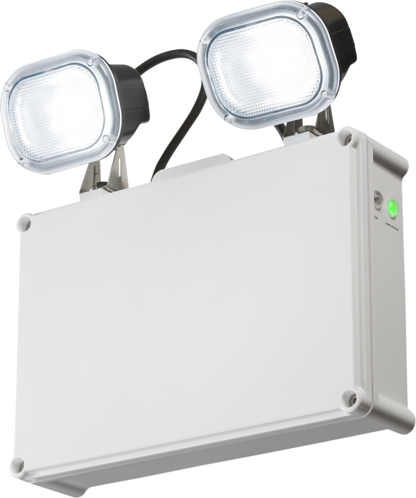 Knightsbridge MLA EMTWINIP 230V IP65 2 x 3W LED Twin Emergency Spotlight