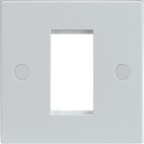 Knightsbridge MLA NET1GWH 1G Modular Faceplate - White