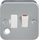 Knightsbridge MLA M6300F Metal Clad 13A Switched Fused Spur Unit with Flex Outlet