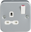 Knightsbridge MLA MR7000 Metal Clad 13A 1G DP Switched Socket