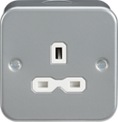 Knightsbridge MLA MR7000U Metal Clad 13A 1G Unswitched Socket