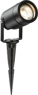 Knightsbridge MLA SPIKEGUBK 230V IP65 (Waterproof) GU10 Spike Light Black