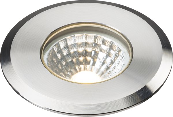 Knightsbridge MLA LDGL5 230V IP65 5W LED Stainless Steel Recessed Ground Light 3000K