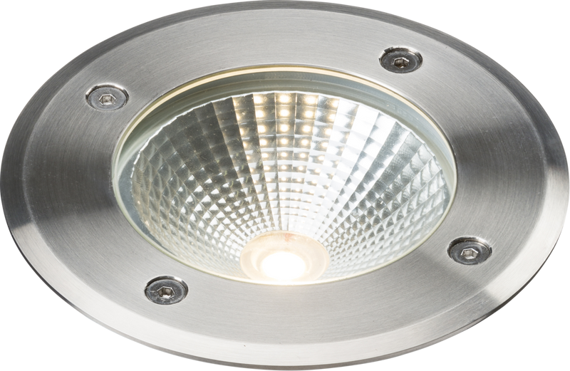 Knightsbridge MLA LDGL6 230V IP65 6W LED Stainless Steel Recessed Ground Light 3000K