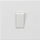 Knightsbridge MLA SN8331W 45A 1G DP Switch (White Rocker)