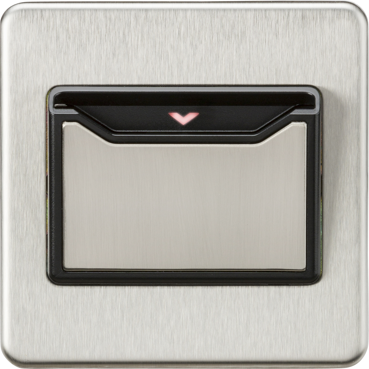 Knightsbridge MLA SFCARDBC Screwless 32A 1G Key Card Switch - Brushed