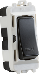 Knightsbridge MLA GDM006MB 20AX 2-way retractive SP module (marked PRESS) - matt black