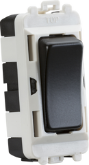 Knightsbridge MLA GDM004MB 20AX 2-way grid module (centre off) - matt black