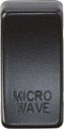Knightsbridge MLA GDMICROMB Switch cover "marked MICROWAVE" - matt black