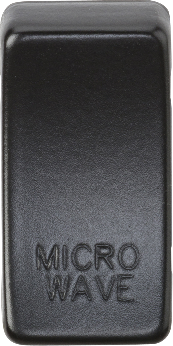 Knightsbridge MLA GDMICROMB Switch cover "marked MICROWAVE" - matt black